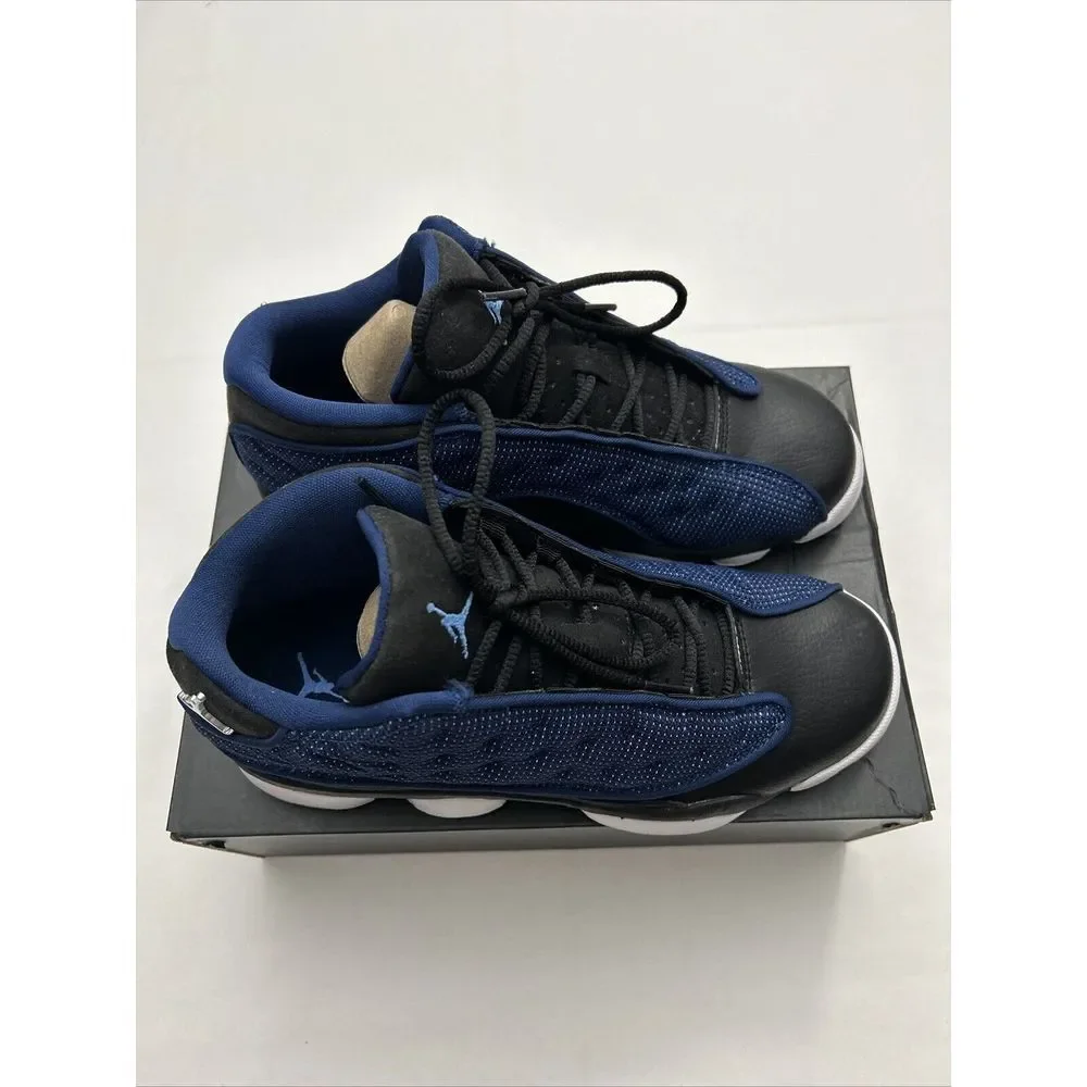 Nike Men 6.5 AIR JORDAN 13 Retro Low BG‎ BLUE BLACK 2932